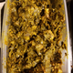 In the United States, kontomire, or taro leaves, are typically replaced with spinach or kale, as seen above.